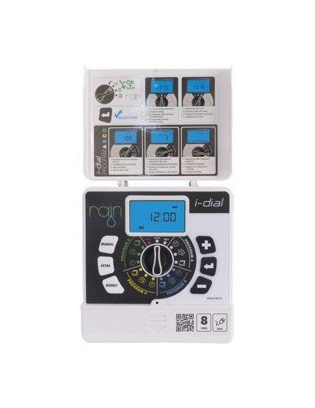 CENTRALINA PER IRRIGAZIONE I-DIAL INTERNO RAIN ZONE 8 VOLT 220/24 TRASF ESTERNO