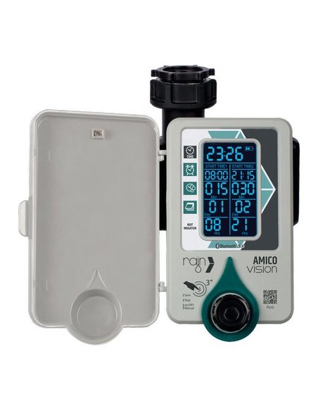 CENTRALINA PER IRRIGAZIONE AMICO +1 VISION RAIN INNESTO RAPIDO 3/4F VOLT 3,7 MAH 2000