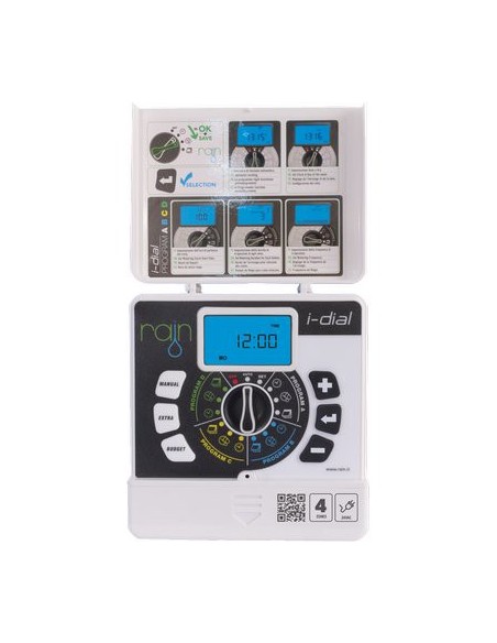 CENTRALINA PER IRRIGAZIONE I-DIAL INTERNO RAIN ZONE 4 VOLT 220/24 TRASF ESTERNO