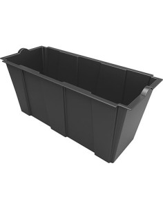 VASO FIORIERA SEPARE BAMA PP NERO CM 79X35 H.CM 37