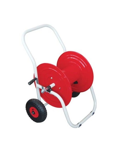 AVVOLGITUBO IRRIGAZIONE CARRELLATO PROFESSIONAL ACCIAIO VERN RUOTE PNEUM X TUBO 3/4 MT 70