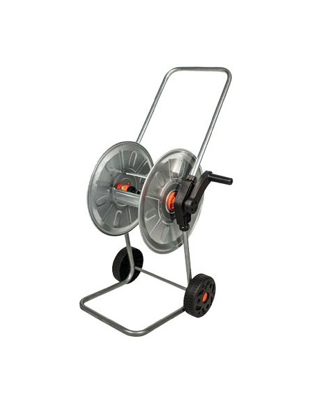 AVVOLGITUBO IRRIGAZIONE CARRELLATO AGRATI ACCIAIO ZINCATO RUOTE PLT X TUBO 1/2 MT  50