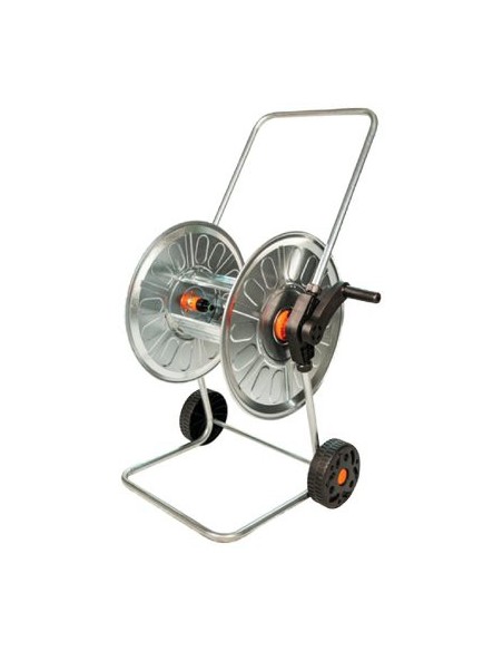 AVVOLGITUBO IRRIGAZIONE CARRELLATO AGRATI ACCIAIO ZINCATO RUOTE PLT X TUBO 1/2 MT  80