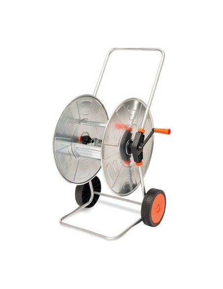 AVVOLGITUBO IRRIGAZIONE CARRELLATO AGRATI ACCIAIO ZINCATO RUOTE PLT X TUBO 1/2 MT 110