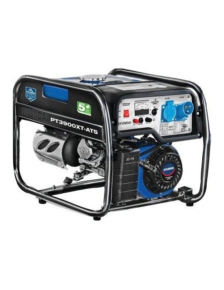 GENERATORE CORRENTE 65129+ATS HYUNDAI 4T KW 3,5/3,2 MONOFASE AVV. ELETTRICO