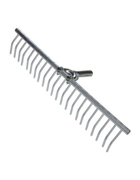 RASTRELLONE ALLUMINIO FIENO STARS DENTI 22 CM 68 O.CONICO MM 26