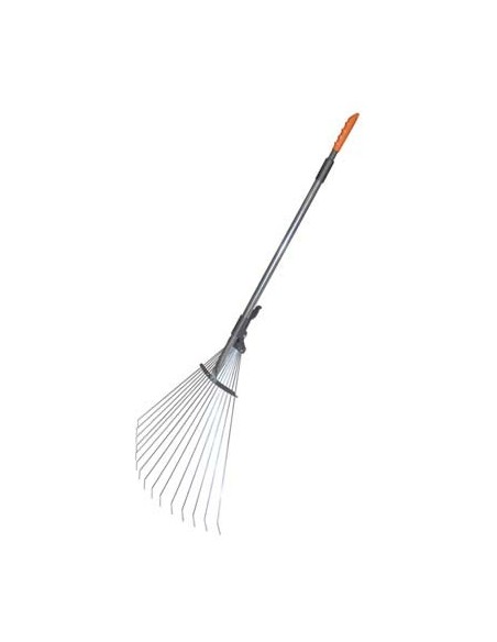 SCOPA GIARDINO A VENTAGLIO VELOX TELESCOPICA STARS MANICO ALLUMINIO H.CM 75/155