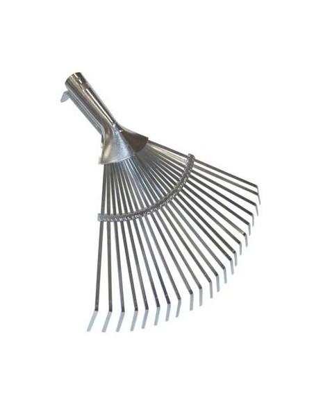 SCOPA GIARDINO A VENTAGLIO STARS ACCIAIO ZINC CM 29/48X43 O.CONICO MM 26