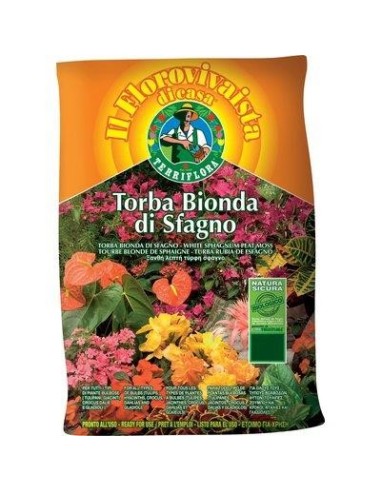 TORBA BIONDA DI SFAGNO TERRIFLORA LT 20