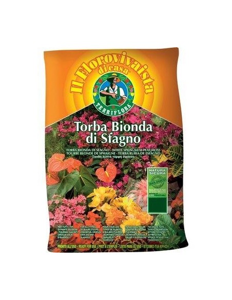 TORBA BIONDA DI SFAGNO TERRIFLORA LT 20