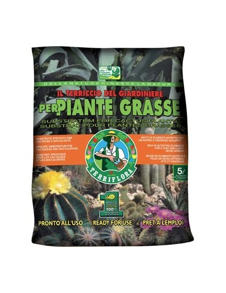 TERRICCIO PIANTE GRASSE TERRIFLORA LT 5 (216)
