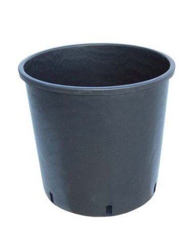 VASO VIVAISTA PP NERO CM 28 H.CM 28 LT 15