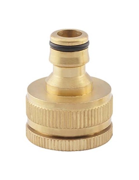 PRESA A RUBINETTO OTTONE + INNESTO RAPIDO STARS 3/4-1"F