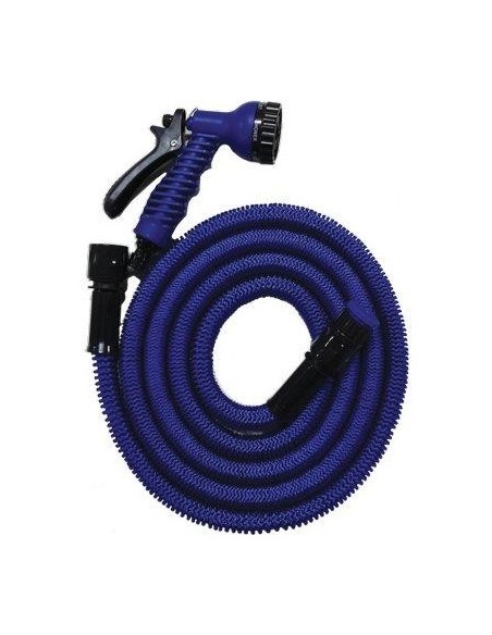 TUBO IRRIGAZIONE ESTENSIBILE LONGLIFE IN KIT STARS MT 2,5/7,5 +RACCORDI+IDROPISTOLA