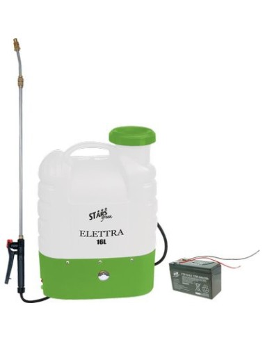 POMPA A SPALLA BATTERIA ELETTRA 16 STARS LT 16 1XPB/ACIDO VOLT 12 AH 9