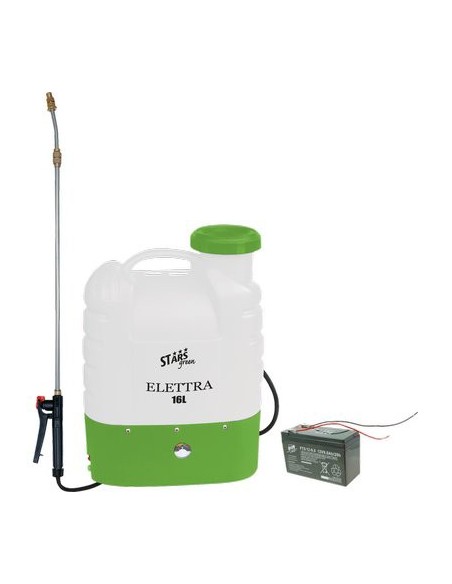 POMPA A SPALLA BATTERIA ELETTRA 16 STARS LT 16 1XPB/ACIDO VOLT 12 AH 9