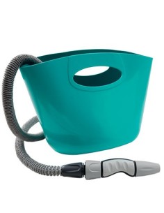 TUBO IRRIGAZIONE ESTENSIBILE AQUAPOP KIT BORSA GF BLUE MT  5/15 +RACCORDI+LANCIA