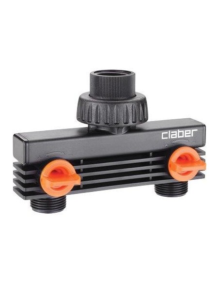 PRESA A RUBINETTO + 2 INNESTI FILETTATI CLABER 3/4F SELF 8589