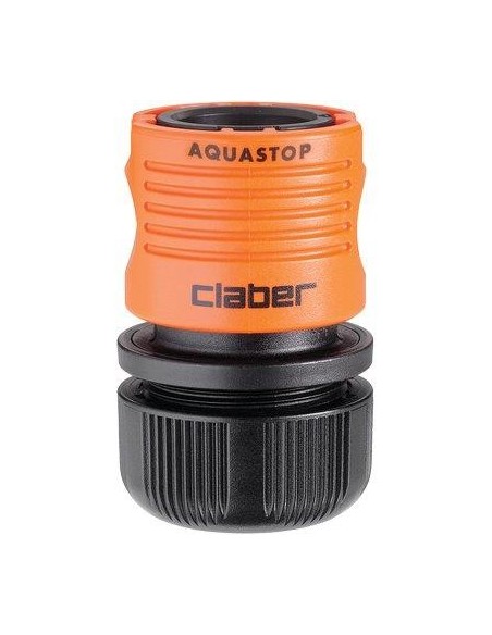 RACCORDO RAPIDO STRINGITUBO + STOP CLABER 5/8+AQUASTOP SELF 8567