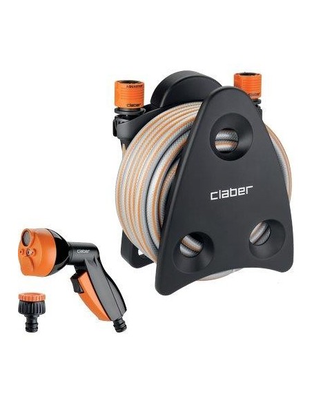 AVVOLGITUBO IRRIGAZIONE MINI-SET BALCONY CLABER TUBO 1/2 MT 10 + RACCORDI + PISTOLA