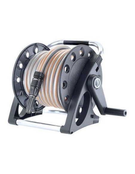 AVVOLGITUBO IRRIGAZIONE AQUAPONY KIT CLABER ACCIAIO/ABS TUBO 1/2 MT 15 + RACCORDI + LANCIA