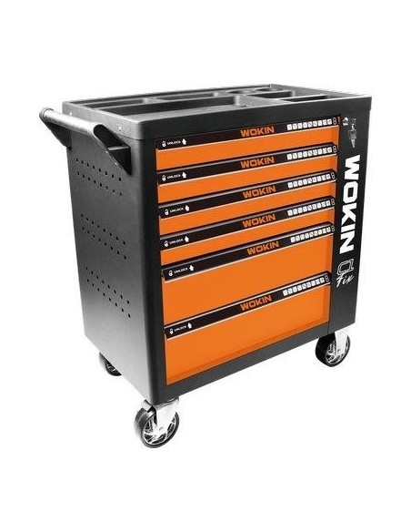 CARRELLO PORTAUTENSILI VUOTO 901501 WOKIN CM 84X46,5 H.CM 88,5