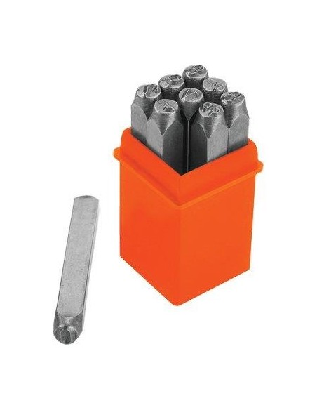 PUNZONI SERIE NUMERI 2572 WOKIN 257206 0/9 MM  6
