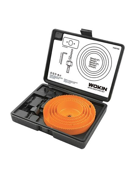 SEGHE A TAZZA SERIE 756708 WOKIN LEGNO PVC CARTONGESSO MM 64/127 CF - PZ 8