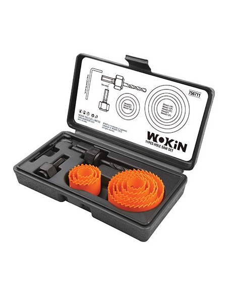 SEGHE A TAZZA SERIE 756711 WOKIN LEGNO PVC CARTONGESSO MM 19/64 CF - PZ 11