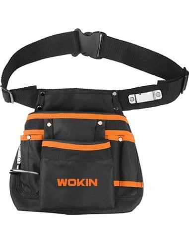 BORSA CARPENTIERE MORBIDA + CINTA 906513 WOKIN TASCHE 11 + PORTAMARTELLO + PORTAFLESSOMETRO