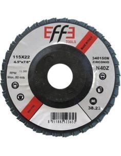 DISCO A LAMELLE RADIALI ZIRCONIO EFFE MM 115X22,2 GRANA 100