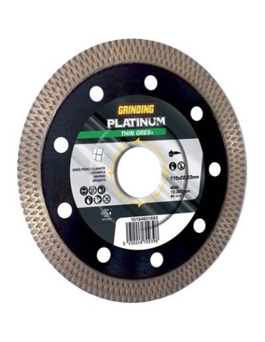 DISCO DIAMANTATO PLATINUM THIN GRES+ GRINDING MM 115X22,2 H.MM 1,2