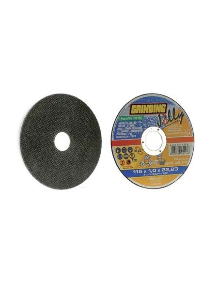 DISCO ABRASIVO JOLLY PIANO GRINDING MM 115X22,2 H.MM 1,6