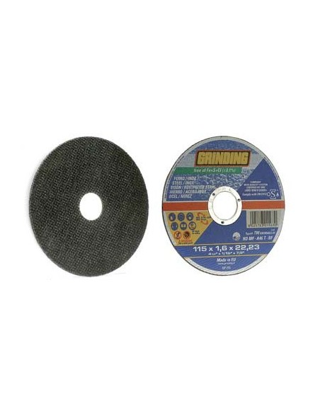 DISCO ABRASIVO TAGLIO FERRO PIANO GRINDING MM 115X22,2 H.MM 1,0