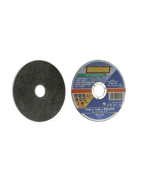 DISCO ABRASIVO TAGLIO FERRO PIANO GRINDING MM 125X22,2 H.MM 1,0