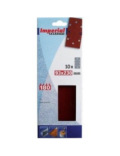 CARTA ABRASIVA A FOGLI BD IMPERIAL GRANA 180 MM 93X230 CF - PZ 10