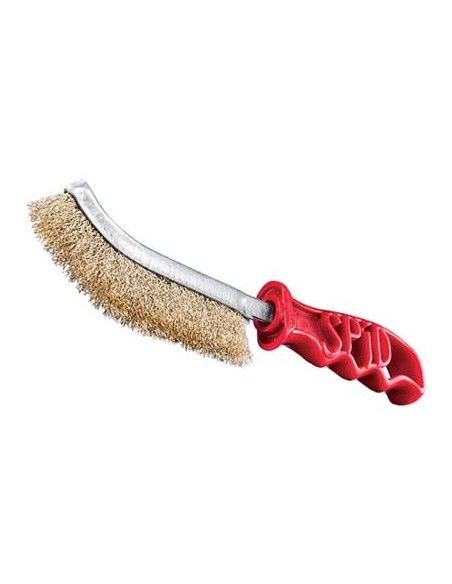 SPAZZOLA SPID OTTONE SIT M.SINTETICO