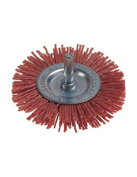 SPAZZOLA FIBRA CIRCOLARE + GAMBO PG 497.05 MM  75 GRANA  80 G.MM 6