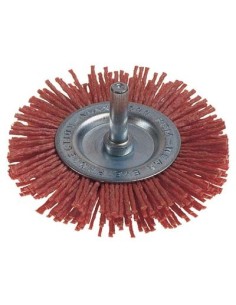 SPAZZOLA FIBRA CIRCOLARE + GAMBO PG 497.10 MM  75 GRANA 150 G.MM 6