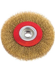 SPAZZOLA ACCIAIO CIRCOLARE + FORO PG 486.00 MM 100 F.MM 13