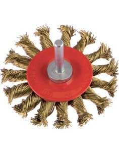 SPAZZOLA ACCIAIO RITORTO CIRCOLARE + GAMBO PG 475.65 MM  75 G.MM 6X25