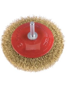 SPAZZOLA ACCIAIO CONICA + GAMBO 466.00 PG MM 90 G.MM 6X25