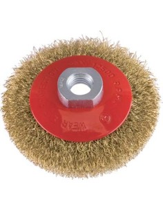 SPAZZOLA ACCIAIO CONICA + FILETTO PG 468.00 MM 120 F.M14