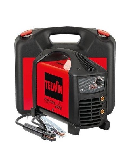 SALDATRICE INVERTER FORCE 205 TELWIN VOLT 230 A 200 ACCESSORIATA