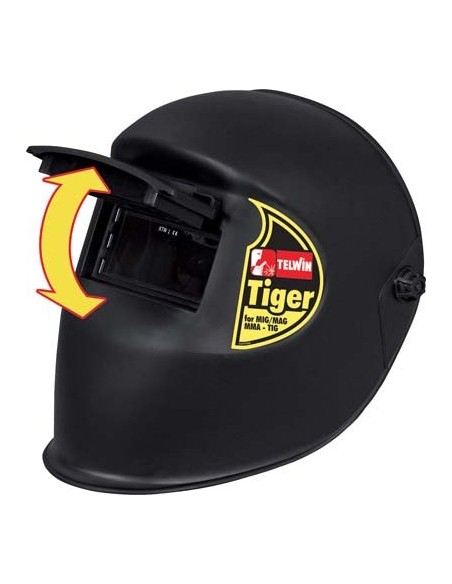 MASCHERA A CASCO X SALDATURA TIGER TELWIN MMA-MIG/MAG-TIG