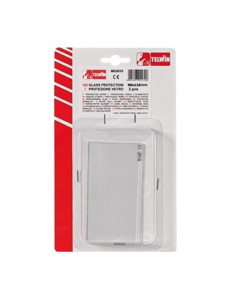 VETRO MASCHERA TRIBE TELWIN INTERNO AUTOMATICO DIN 9-13 MM 53X103 CF - PZ 2