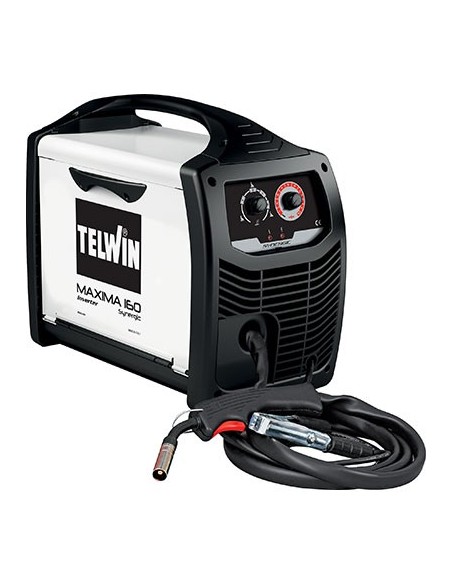 SALDATRICE FILO MAXIMA 160 SYNERGIC TELWIN VOLT 230 A 115 ACCESSORIATA