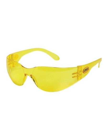 OCCHIALE SICUREZZA ECOVISION PC ANTIGRAFFIO LENTE GIALLA
