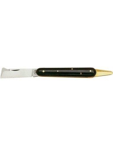 COLTELLO SERRAMANICO INNESTO 202 P SP DUE BUOI ACCIAIO/PLT CM 19