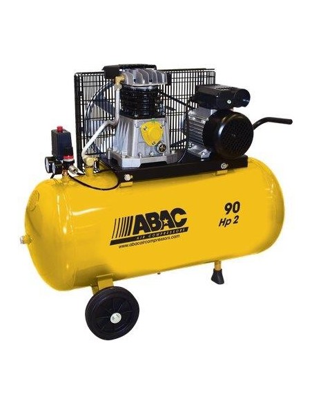 COMPRESSORE AC A CINGHIA B26/90 ABAC LUBRIFICATO LT  90 HP 2,0 MONOFASE